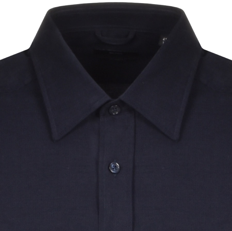 Alternative Image for ProductBOSS Felton Relaxed Fit Long Sleeve Shirt Navy3